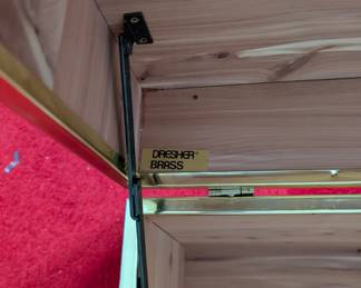 Dresher Brass Cedar Trunk