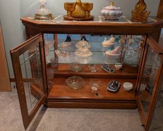 Curio Cabinet - Dimensions L 48in x W 14in x H 30in