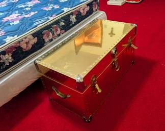 Dresher Brass Cedar Trunk