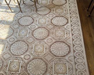 Hand knotted rug