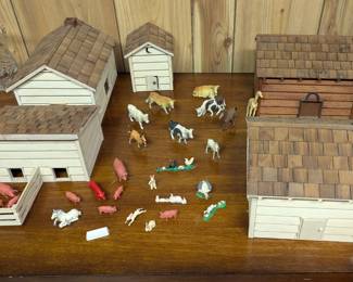 Antique farmhouse village 