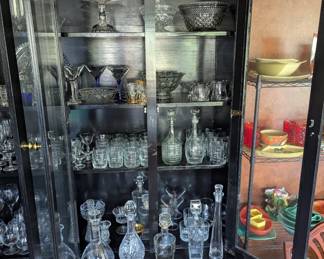 Assortment of glassware
