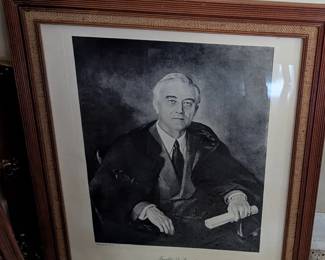 The unfinished portrait of President FDR
