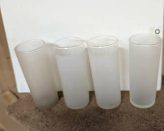 Satin glass glasses