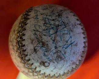 Signed softball 