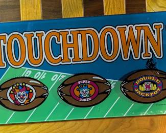 Glass from slot machine 