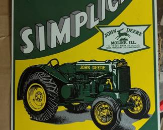 John Deere sign
