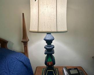 Pair of large bedside lamps.  These might have been Elvis's...