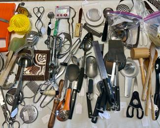 Just a portion of hand tools in the Kitchen