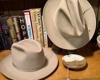 Two super hats - one is a Stetson