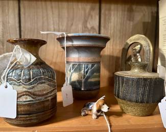 Collection of pottery from all over