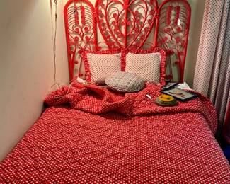 One of a pair of wicker twins