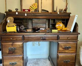 Roll top desk - frames are everywhere!