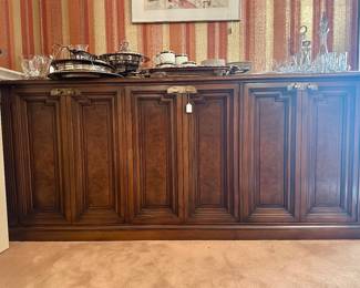 Server/buffet coordinating with other similar pieces in this room.  Extremely well made!