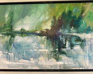 Signed watercolour - mid 20th C.