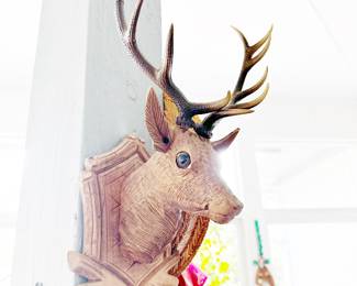 Black Forest Carved Deer