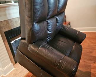 $500 Pickup Priceville Pride Lift Chair pre sale item See photos for condition, functionality and measurements The remote has a USB port and will charge your phone. Color is a very dark brown.  Everything works as it should. "Leather" is peeling nothing that a good recliner cover wouldn't cover up.