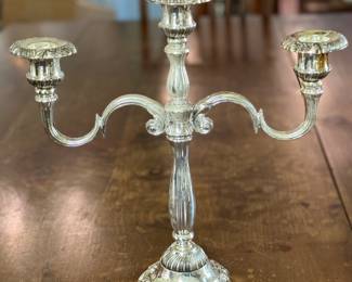Silver Plate Candle Sticks