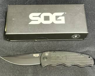 SOG TO1011-BX TAC OPS black Tini Micarta 3.5"