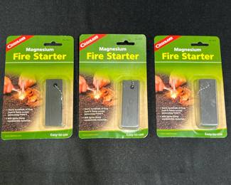 2 New Coghlan's Magnesium Fire Starters