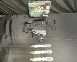 United Cutlery Lightning Bolt Throwing Knife Set