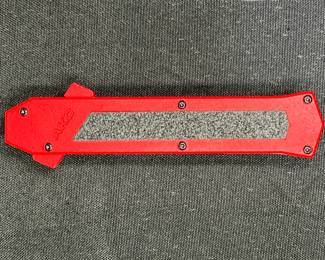 Red AKC F-16D/A Dagger OTF Automatic Knife