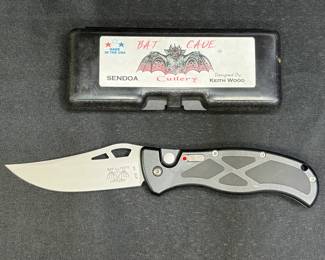 Bat Cave Cutlery "Sendoa" Keith Wood Folding Knife