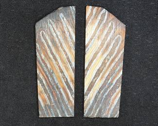 2 Mammoth Molar Scales for Knife Handles