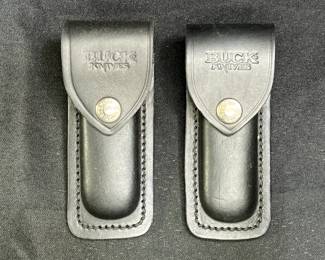 2 New Leather Buck Knife #500 Sheaths