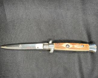 Stag Handle Italian Stiletto