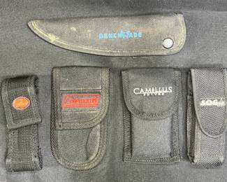5 Mixed Woven Nylon Knife Sheaths