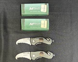 2 MTech USA SWAT Special 350B Pocket Knife