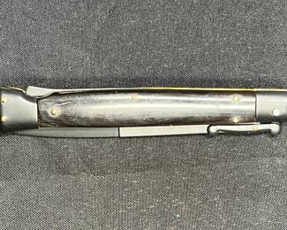 Frank Beltrame Black Horn Italian Stiletto