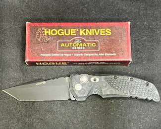Hogue EX-A01 3.5" Tanto - G-Mascus Black G-10