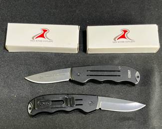 2 Red River Cutlery Folding Knives #2098-AS