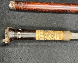 Victorian British Gentleman's Sword Cane Swagger Stick