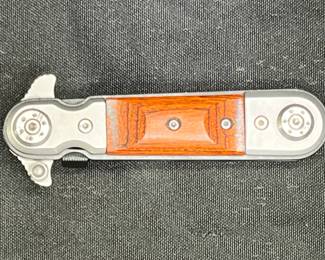 New Wooden Handle Folding Knife