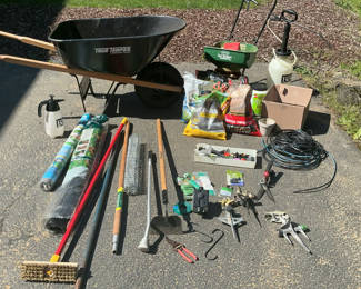 Lot 70: Gardening Supplies, Wheelbarrow