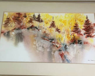 Lot 35: Autumnal Framed Art