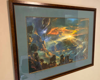 Lot 83: Framed Large Lithograph by Dale Terbush