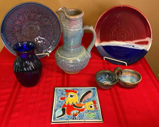 Lot 15: Beautiful Blue Pottery