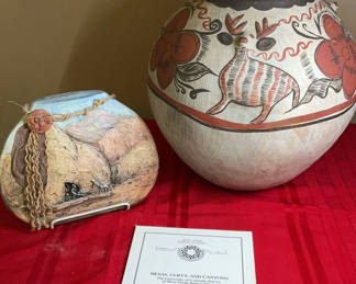 Lot 19: New Mexican Large Pot And More