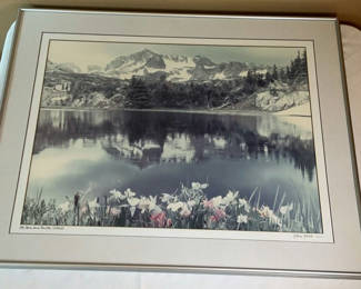 Lot 33: Signed Photograph And Limited Edition Signed Print Mountains
