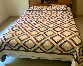 Lot 90:  Queen Size Bed With Headboard and More