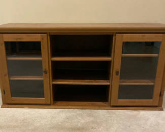 Lot 78: IKEA Wooden Media Cabinet