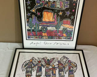 Lot 36: Signed Framed Prints By Carol Hagan