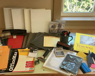Lot 91: Assorted Office and Art Supplies