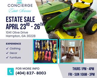 Hampton Georgie Estate Sale by Concierge Estate Services