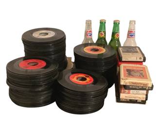 406 - Lot of  45RPM Records & More