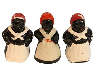 154 - 3 Vintage Aunt Jemima Figures - 5" Tall